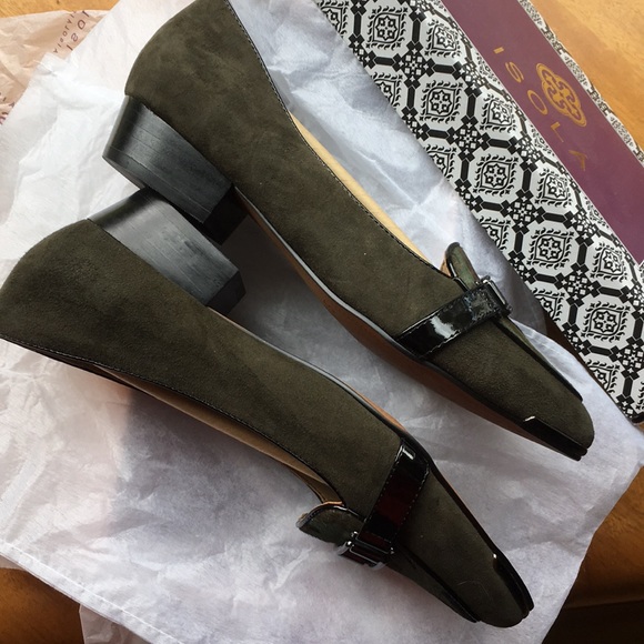 Isola Hunter green suede loafers - Picture 3 of 6